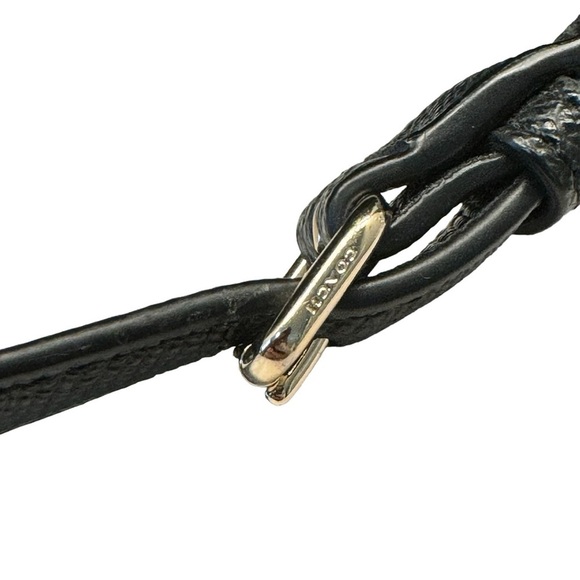 Coach Mini Christie Carryall Bag Black Crossgrain Leather Handbag Crossbody - Picture 2 of 16